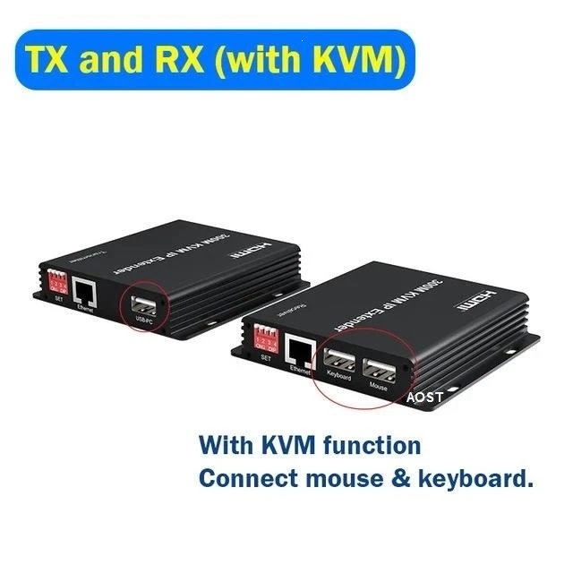 200M HDMI KVM IP Extender high quality